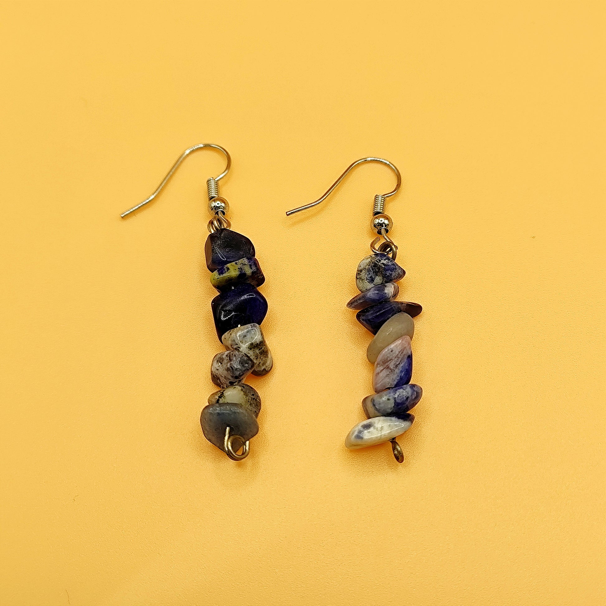 Pendientes de Sodalita