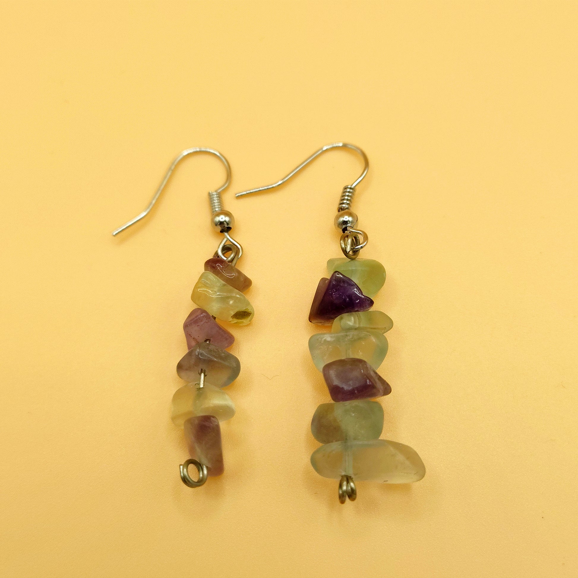 Pendientes de Fluorita