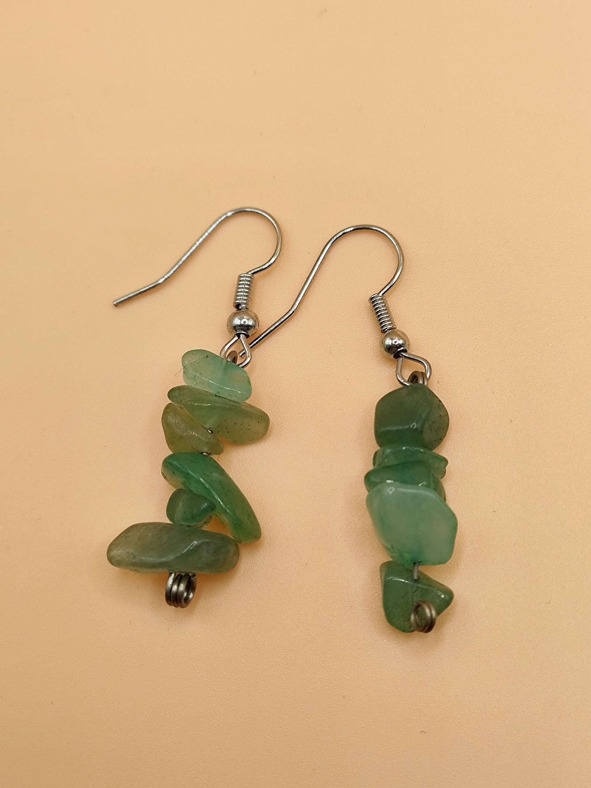 Pendientes de Aventurina Verde