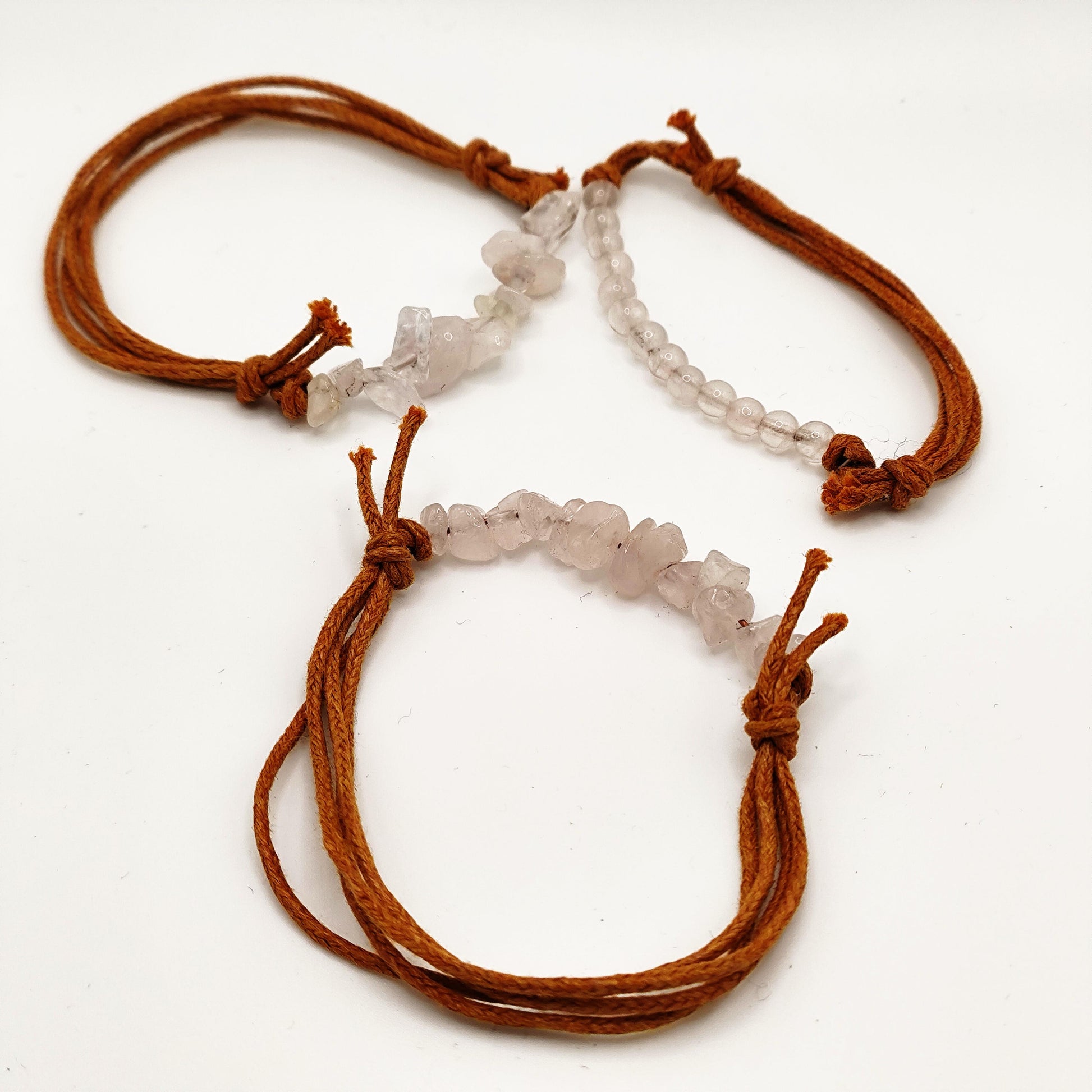Pulsera de Cuarzo Rosa