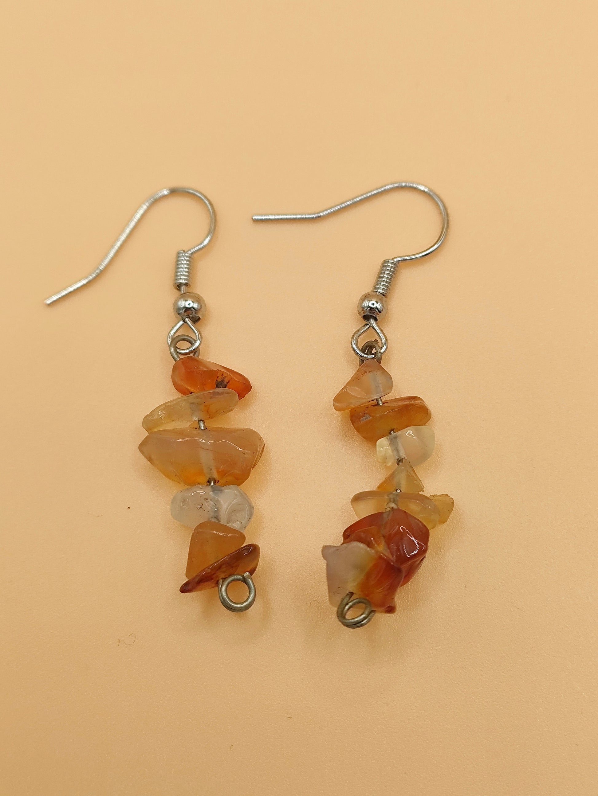 Pendientes de Cornalina